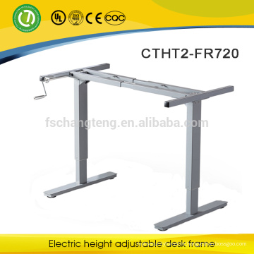 Rocker crank adjustable metal frame& International Business Machines table frame rocker height adjustable